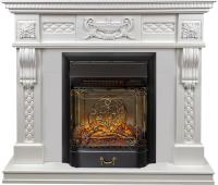 Royal Flame Каминокомплект Corsica - Матовый белый (Ширина 1100) с очагом Majestic FX M Black RC