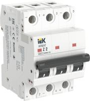 Выключатель автоматический модульный 3п Z 2А M06N-DC ARMAT IEK AR-M06N-3-Z002DC