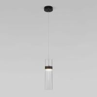 Подвесной светильник Eurosvet 50244/1 LED черный/прозрачный