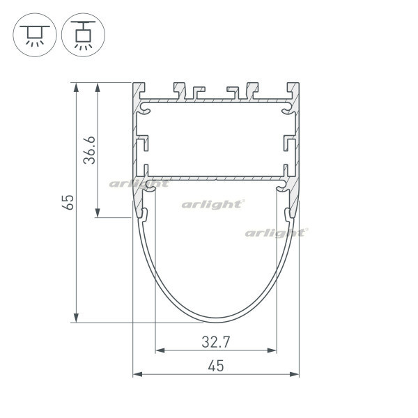 Профиль Arlight 036347