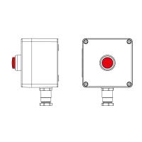 Пост управления взрывозащищенный из полиэстера CPE-P-03-(1xLR(250))-1xKH2MHK(C)1Ex d e IIC Т5 Gb / Ex tb IIIC T95град.C Db IP66/КЗ DKC 2231.031.22.1217