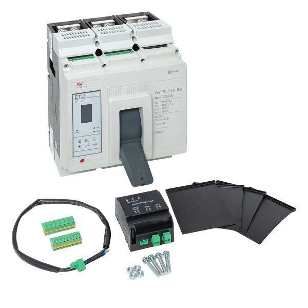 Выключатель автоматический 1250А 70кА AV POWER-5/3 ETU6.2 AVERES EKF mccb-53-1250M-6.2-av