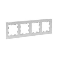 Рамка 4-м Эпика пластик алюм. EKF UP1-FPA-04