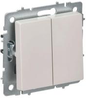 Выключатель перекрестный 2-кл. СП BRITE ВС10-2-3-БрЖ 10А механизм жемчуж. IEK BR-V23-0-10-K36