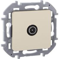 Розетка телевизионная оконечная TV Inspiria 10дБ 5-862мГц механизм сл. кость IEK 673871