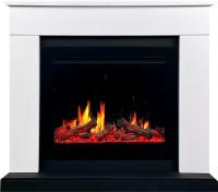 Royal Flame Каминокомплект Bergen 23 CRM (Разборный) - Белый с черным с очагом 5D V-ART 25