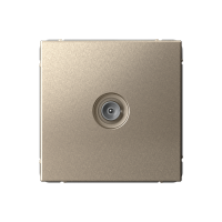 Розетка телевизионная оконечная TV ArtGallery 1дБ механизм шампань SE GAL000591