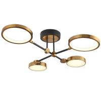 Люстра на штанге Natali Kovaltseva LED LAMPS 81102/4C BRASS BLACK