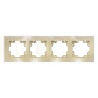 Рамка 4-м Афина стеклянная зол. UNIVersal 2293