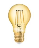 Лампа светодиодная филаментная Vintage 1906 LED CL A FIL GOLD 35 non-dim 4W/824 4Вт тепл. бел. E27 (замена 35Вт) зол. OSRAM 4058075293090
