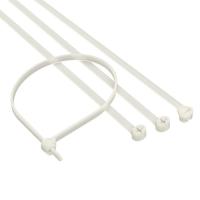 Хомут кабельный 4.8х300 P6.6 с двойн. замком бел. (уп.100шт) DKC 21217SR