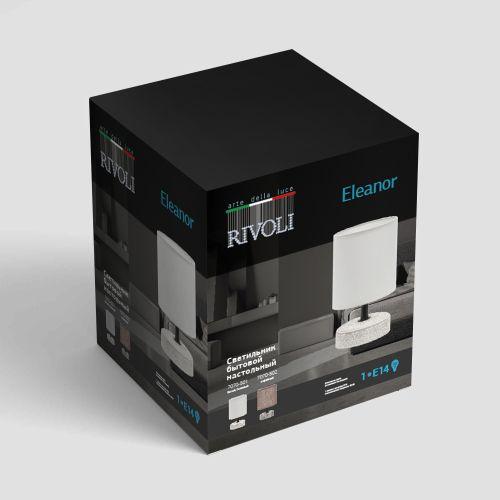 Лампа настольная Eleanor 7070-501 1хE14 40Вт керамика беж. бел. Rivoli Б0057269