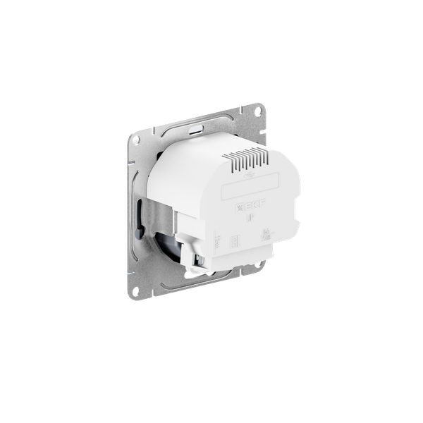 Розетка СП Эпика 16А с 2 USB-C с заземл. защ. шторки механизм алюм. EKF UP1-SOA-111-2USBC