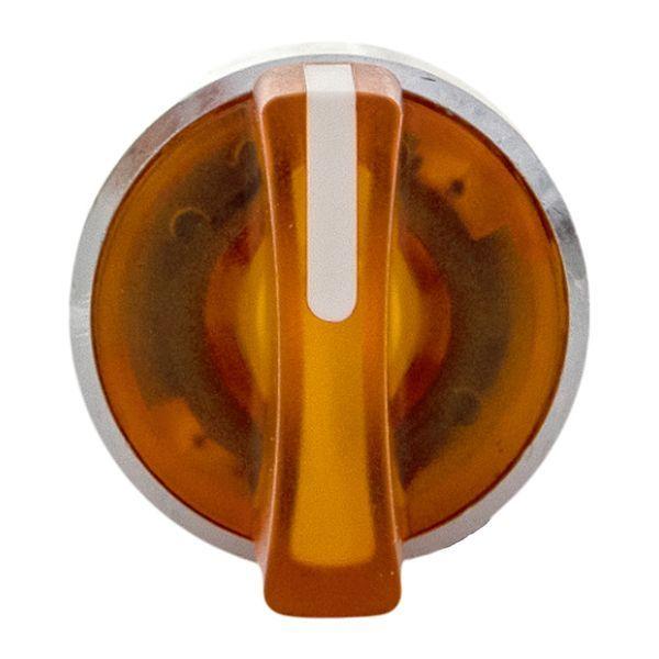 Механизм переключателя исполнительный ХB4 желт. на 2 положения с фиксацией с подсветкой с короткой ручкой IP65 EKF XB4BD2FL-Y-65