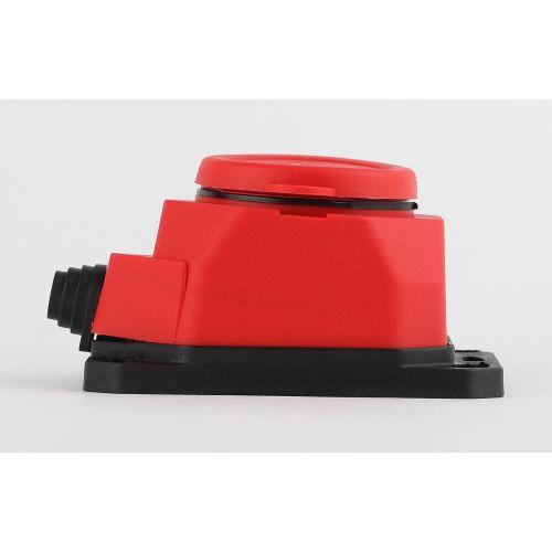Колодка удлинителя 1-м с заземл. 16А IP44 K-1e-RED-IP44 каучук красн. Эра Б0044550