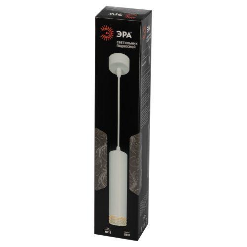 Светильник подвесной (подвес) PL18 WH/CL MR16 GU10 потолочный цилиндр бел. прозр. ЭРА Б0058481
