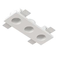 QUASAR 55 TRIO Встраиваемый потолочный гипсовый светильник