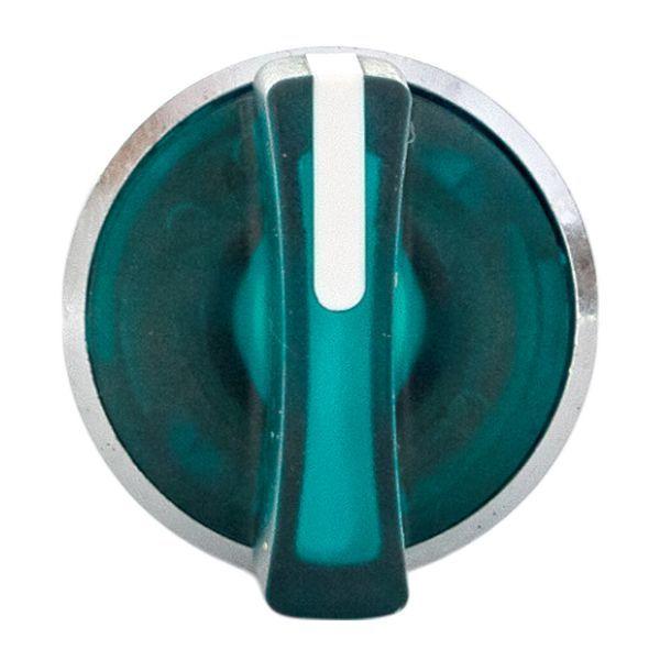 Механизм переключателя исполнительный ХB4 зел. на 2 положения с фиксацией с подсветкой с короткой ручкой IP65 EKF XB4BD2FL-G-65