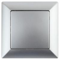 Переключатель промежуточный 1-кл. СП Solo 4-108-03 10А 250В IP20 алюм. Intro Б0053619