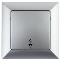 Переключатель 1-кл. СП Solo 4-103-03 10А 250В IP20 алюм. Intro Б0053579