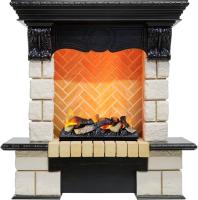 Dimplex Каминокомплект Pierre Luxe - Венге / Шампань (Высота 975мм) с очагом Cassette 400 LNH-INT (с дровами)