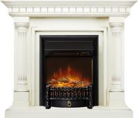 Royal Flame Каминокомплект Dallas - Слоновая кость с патиной с очагом Fobos FX M Black RC