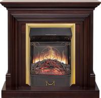 Royal Flame Каминокомплект Bradford - Темный дуб с очагом Majestic FX M Brass