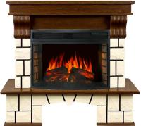 Royal Flame Каминокомплект Porto (Разборный) -  Темный дуб с очагом Dioramic 25 LED FX