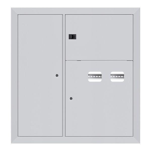 Щит этажный 2кв. слаботочка слева (1000х950х160) Basic EKF mb28-v-2z