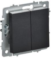 Выключатель перекрестный 2-кл. СП BRITE ВС10-2-3-БрЧ 10А механизм черн. IEK BR-V23-0-10-K02