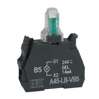 Блок световой OptiSignal D22 A45-LB-VB5 желт. 24VACDC ZBVB5 КЭАЗ 332204