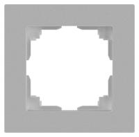 Рамка 1-м СП Accent 6-501-03 алюм. Intro Б0063742