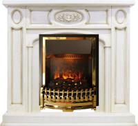 Dimplex Каминокомплект Florence - Слоновая кость с патиной с очагом Atherton