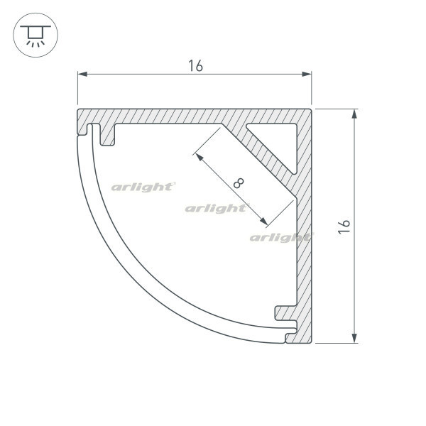 Профиль Arlight 036041