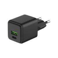 Сетевое зарядное устройство с двумя портами USB-A и Type-C, 20Вт GaN REXANT