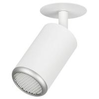 Светильник KL106 MR16 GU5.3 встраив. алюм. WH/SL бел./серебро матов. ЭРА Б0061634