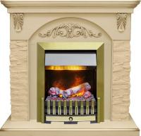 Dimplex Каминокомплект Bern Сланец крупный бежевый / Алебастр темная патина с очагом Danville Antique Brass FB2