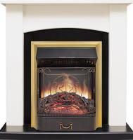 Royal Flame Каминокомплект Baltimore - Слоновая кость, черный с очагом Majestic FX M Brass