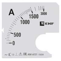 Шкала сменная для A721 1500/5А-1.5 PROxima EKF s-a721-1500