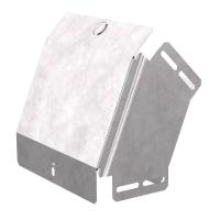 Угол вертикальный внешн. 45град. 200х100 0.7мм с крышкой Стандарт Промрукав PR16.0454