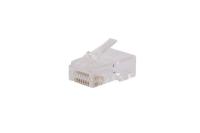 Разъем легкой оконцовки PLEZ-8P8C-U-C5-100 RJ-45 (8P8C) под витую пару кат.5 (50 µ"/ 50 микродюймов) универс. (для ож и мж кабеля) (уп.100шт) Hyperline 403341