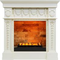 Dimplex Каминокомплект Ampir - Слоновая кость с очагом Cassette 400 LNH-INT PS (без дров)