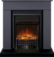 Royal Flame Каминокомплект Bergen (Разборный) - Серый графит (Ширина 900 мм) с очагом Fobos FX M Black RC