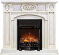 Royal Flame Каминокомплект Florence - Слоновая кость с патиной с очагом Fobos FX M Black RC