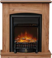 Royal Flame Каминокомплект Barcelona (разборный) - Дуб табачный с очагом Fobos FX M Black RC