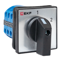 Переключатель кулачковый ПК-1-53 3п 32А "1-2" IP65 EKF pk-1-53-32-65