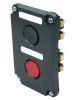 Пост управления ПКЕ 122-2 У2 10А 660В 2 элемента черн. и красн. цилиндр в нишу IP54 Электротехник ET519060