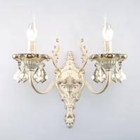 Бра Eurosvet 3281/2 белый с золотом/тонированный хрусталь Strot