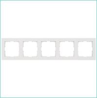 Рамка 5-м G-Classic бел. глянцевый Jasmart G1005W