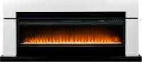 Royal Flame Каминокомплект Lindos 60 (Разборный) - Белый с черным с очагом Vision 60 LED